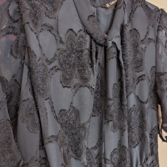 Zara jacquard midi dress - Picture 3 of 11